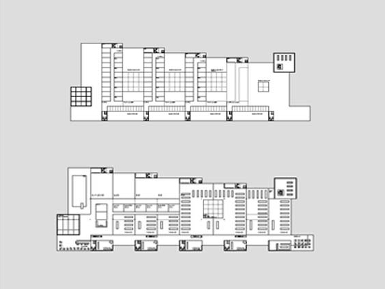 Freiburg - Grundriss 1. und 2. OG