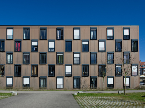 Studentenwohnheim Konstanz - Ansicht Fassade