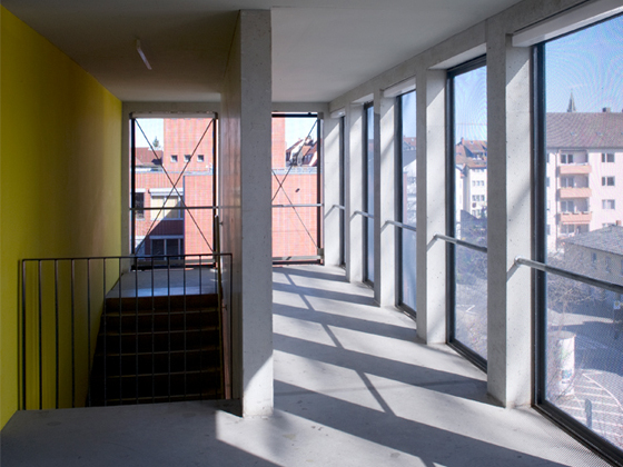 Studentenwohnheim Konstanz - Erschließung